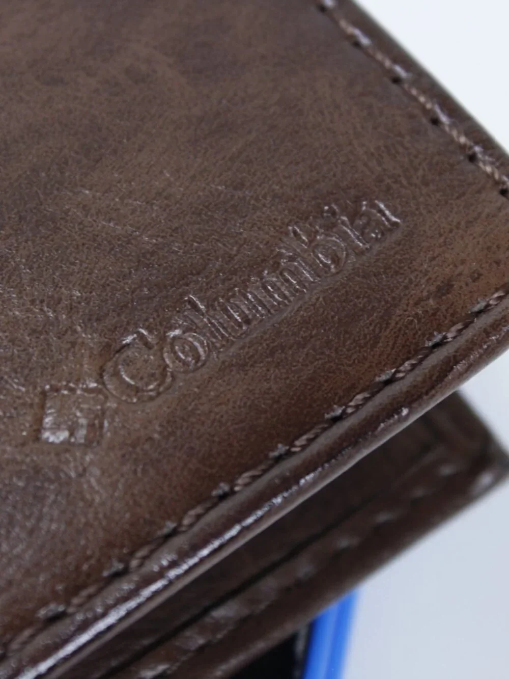 Original Columbia Wallet – Genuine Brown Leather – New in Box – Bifold Style